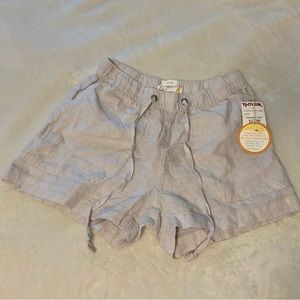 NWT 100% linen shorts C&C California